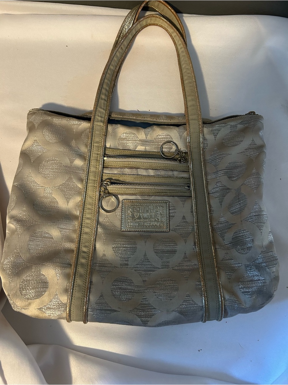 Coach Poppy Signature Shoulder Bag 14439